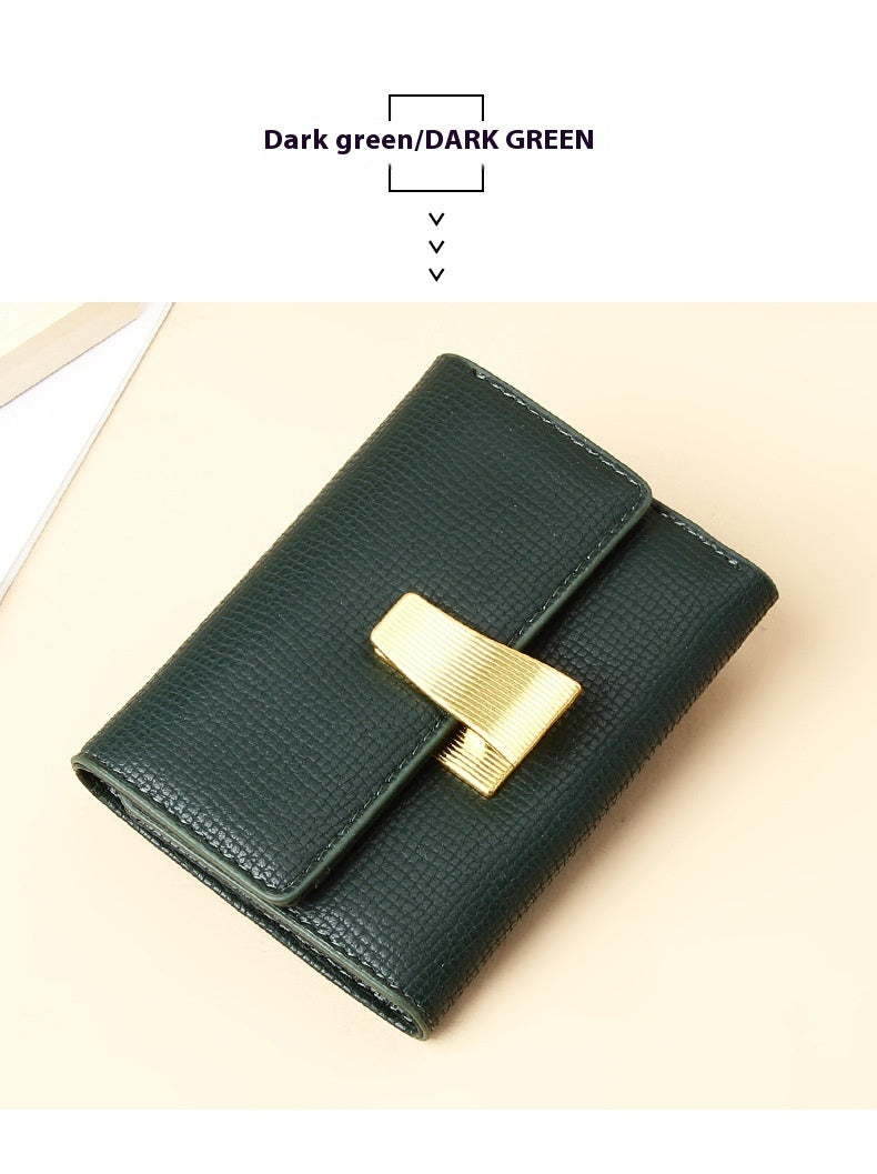 Portefeuille en cuir multifonctionnel avec plusieurs emplacements pour cartes