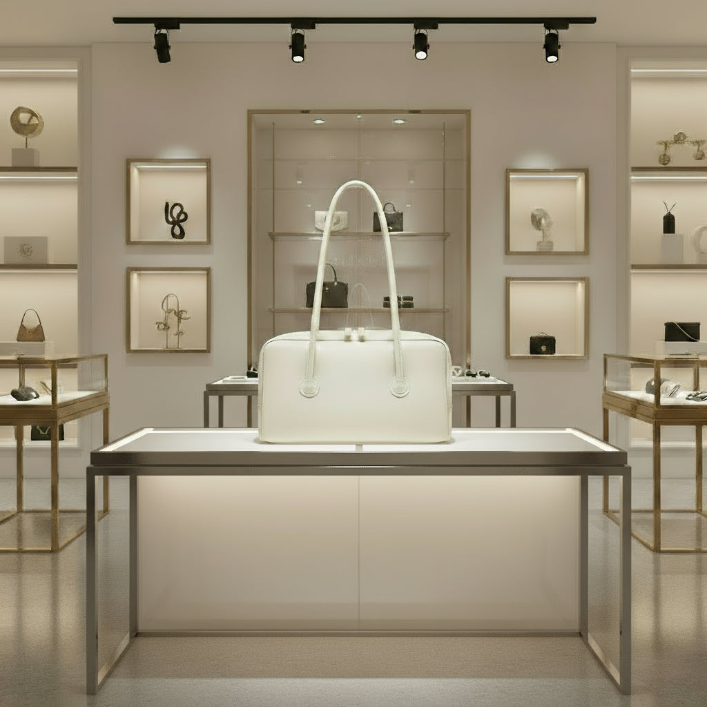 Sac bandoulière Boston en cuir véritable