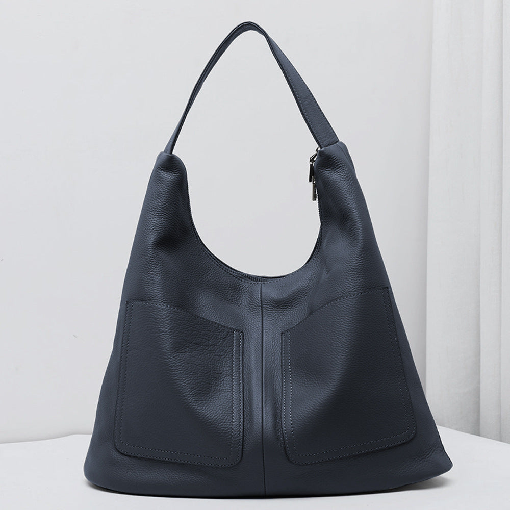 Soft Leather Bucket Bag