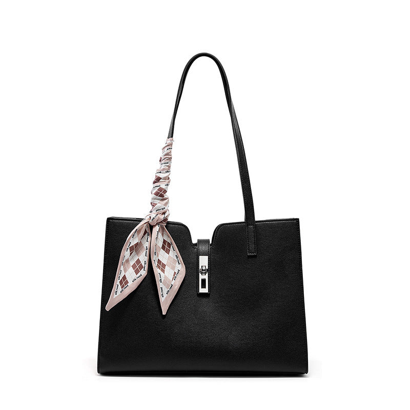 Cowhide Casual Tote Bag