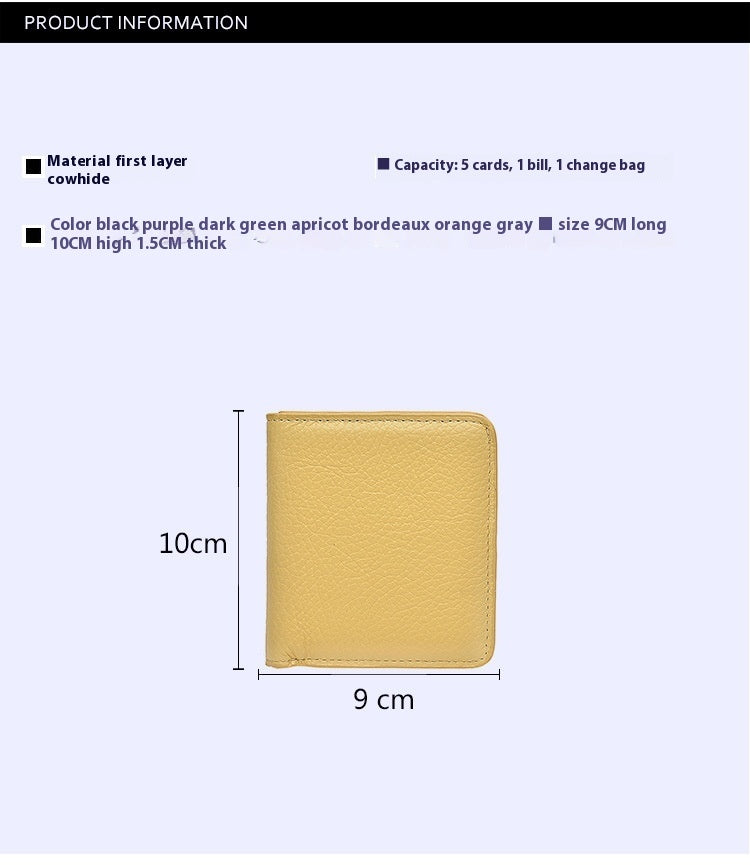 Portefeuille en cuir