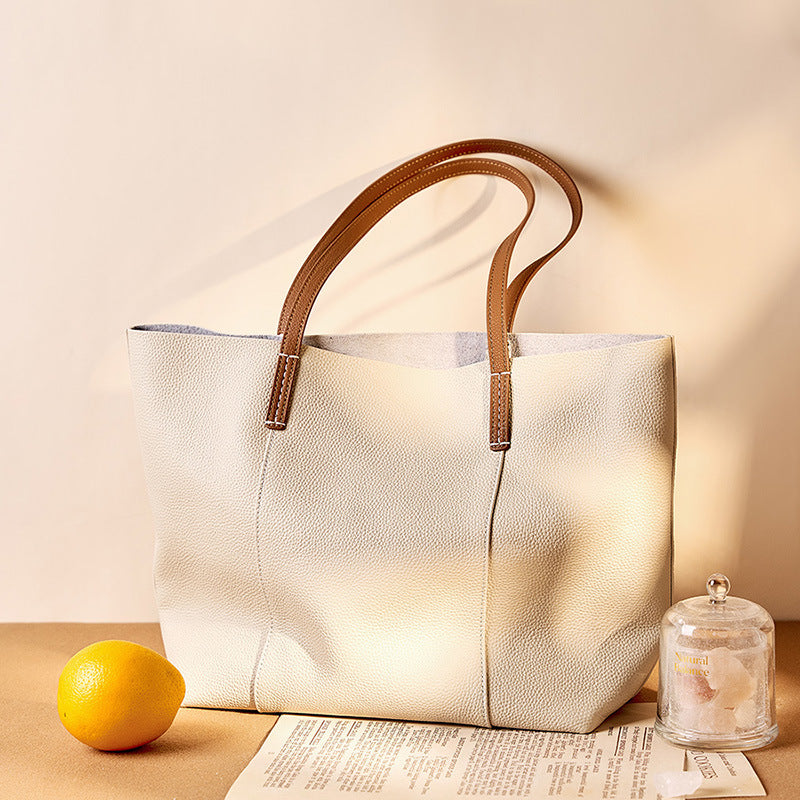 Cowhide Handmade Tote Bag