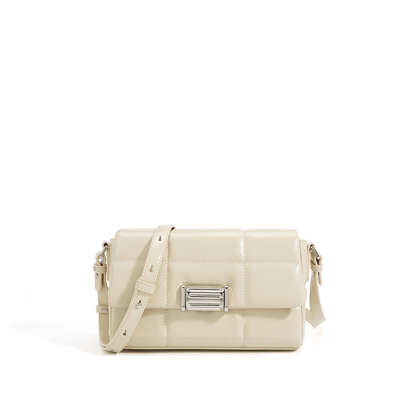 Leather Small Square  Shoulder Bag