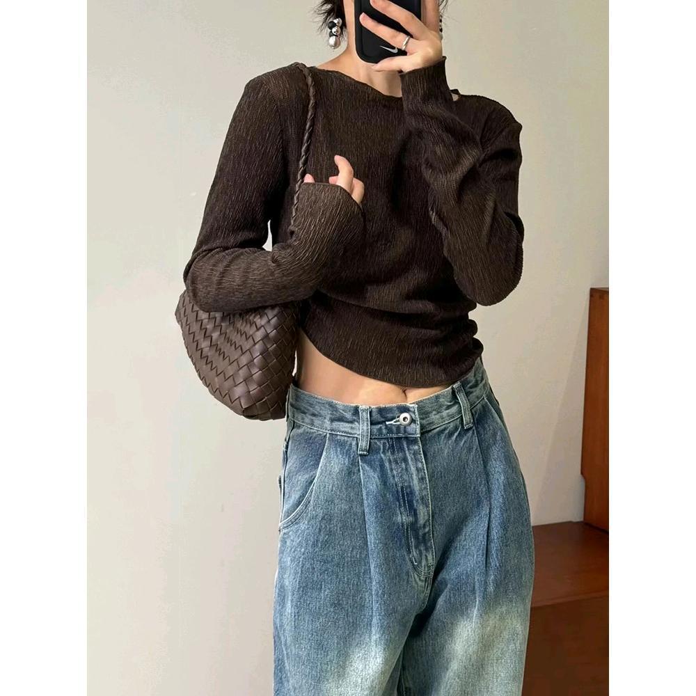 Sac à bandoulière en cuir véritable tressé