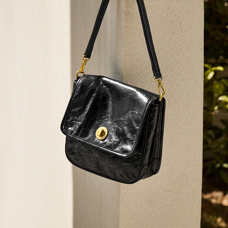 Sac à main rétro en cuir de haute qualité ou style bandoulière