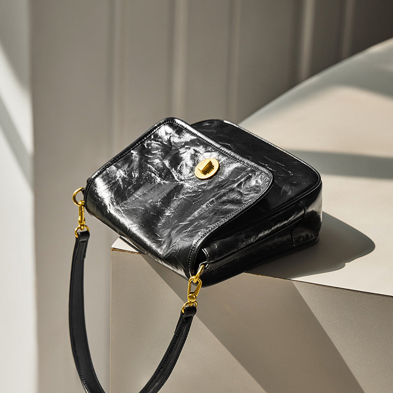 Sac à main rétro en cuir de haute qualité ou style bandoulière