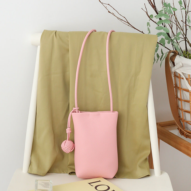 Sac bandoulière polyvalent en cuir souple pour téléphone portable, idéal pour l'été