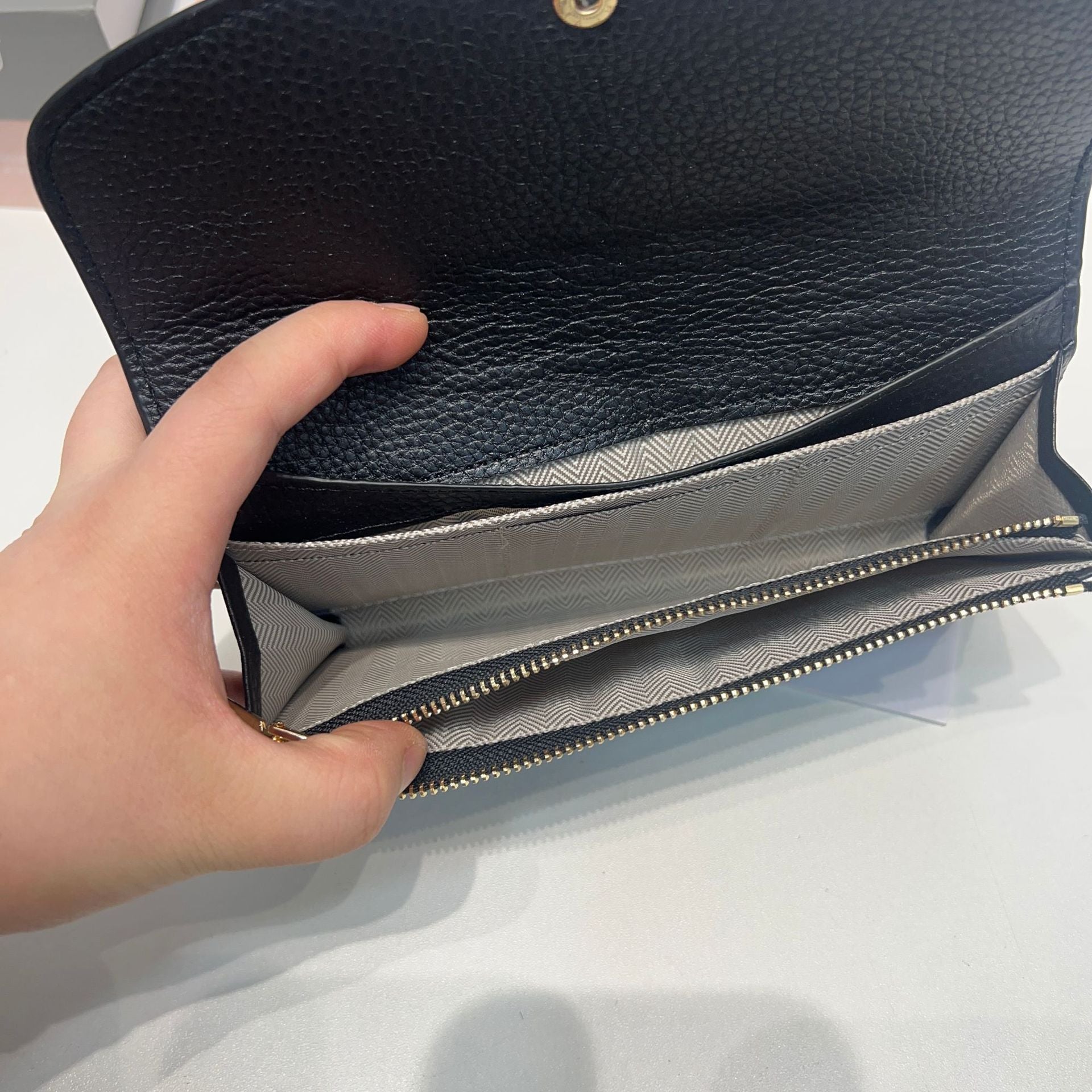 Portefeuille en cuir véritable