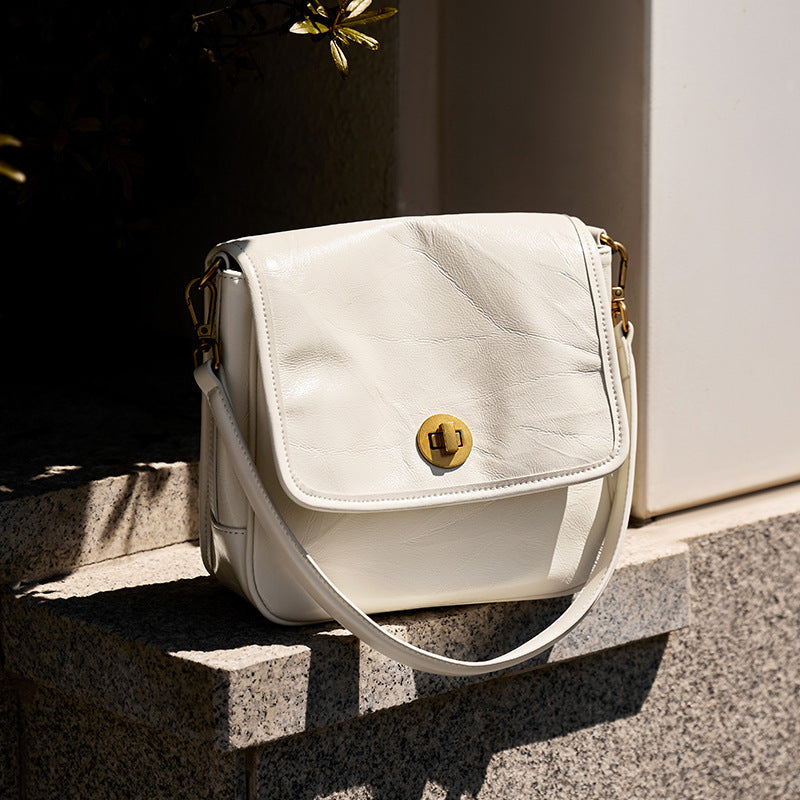 Sac à main rétro en cuir de haute qualité ou style bandoulière