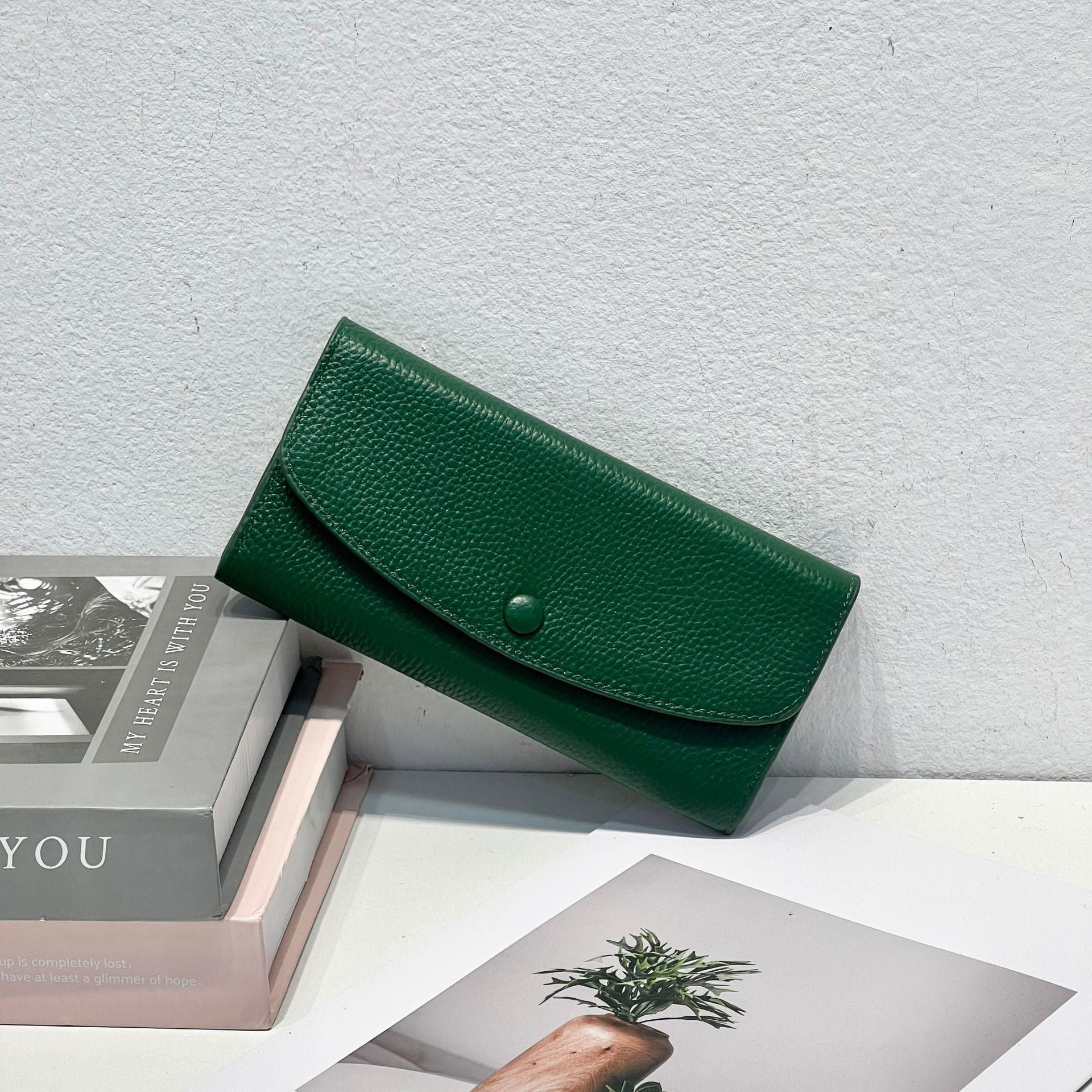 Portefeuille en cuir véritable