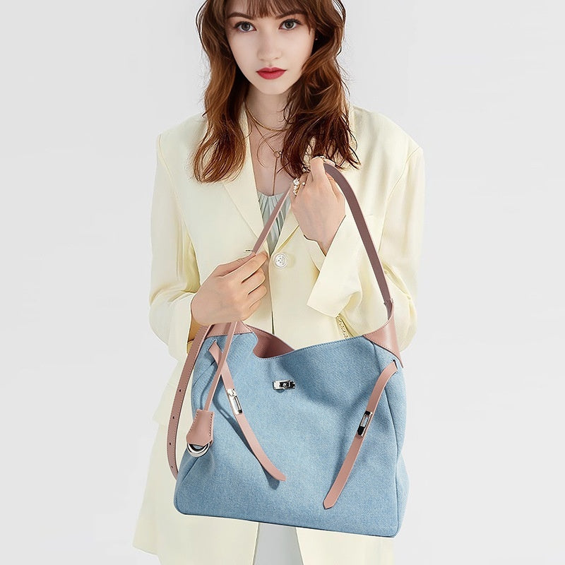 Denim All-match Large Capacity Tote Bag
