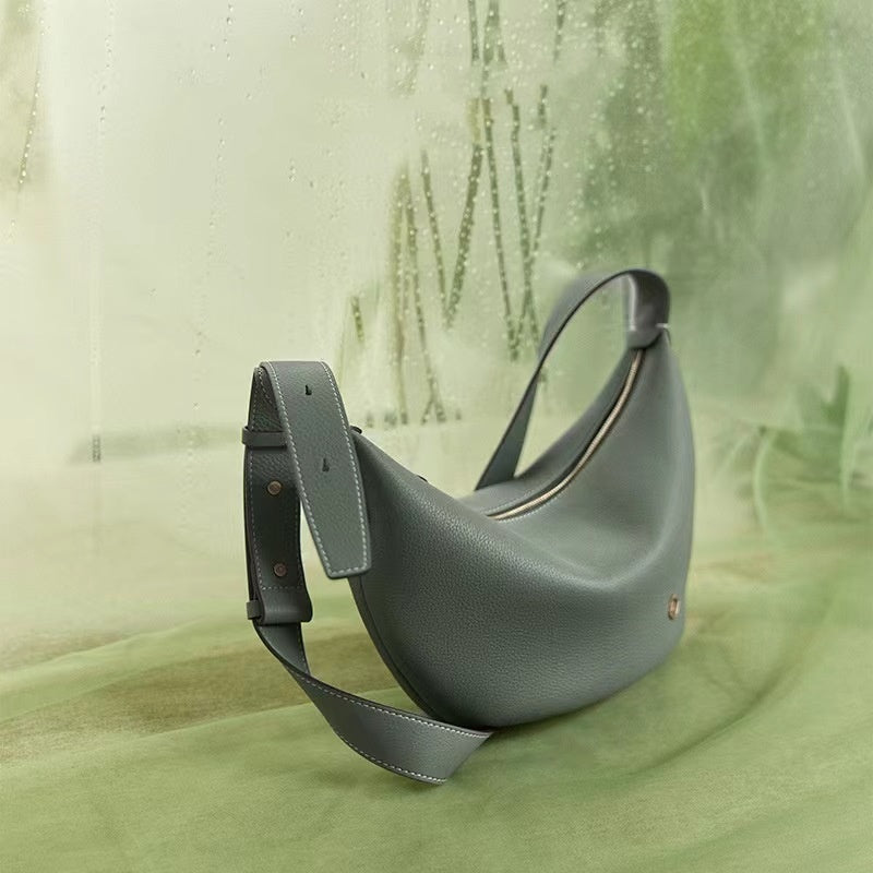 Sac bandoulière souple en corne de bateau