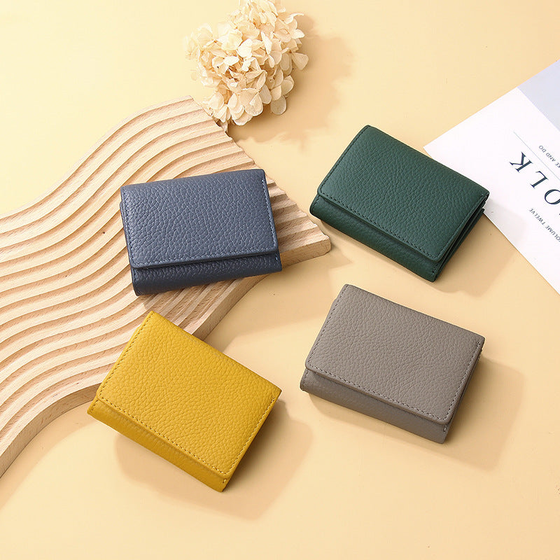 Mini porte-monnaie Fashion Lady avec plusieurs emplacements pour cartes