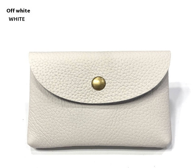 First Layer Cattlehide Leather Fashion Hidden Hook Coin Pocket