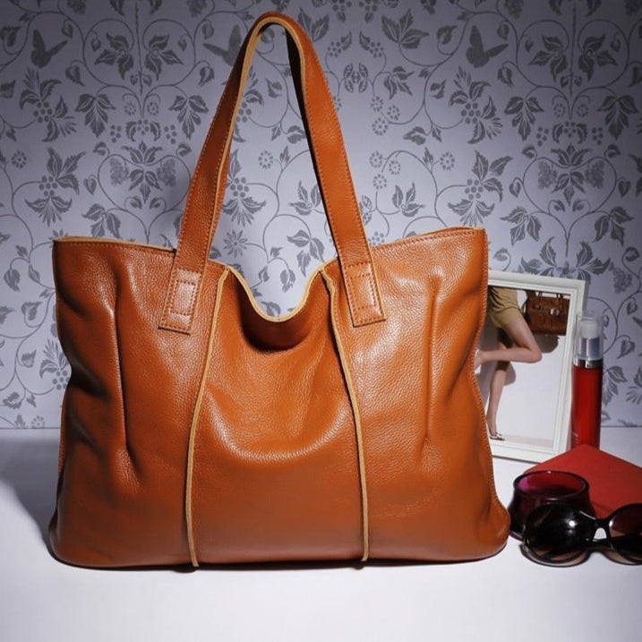 Daily Wear Leather Classic Tote Bag