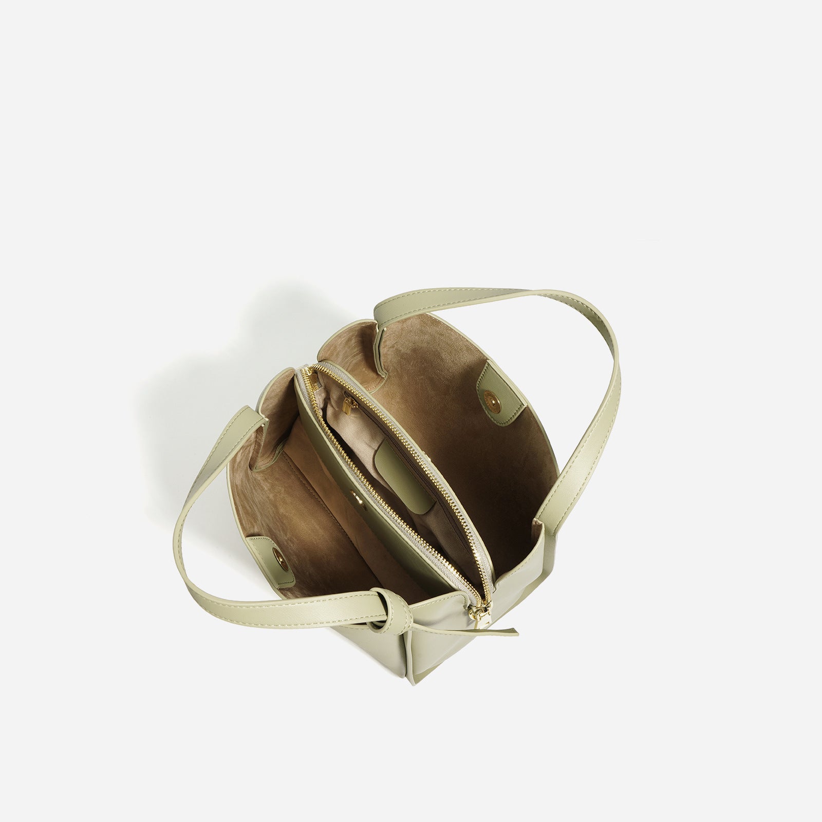 Sac à bandoulière en cuir véritable assorti