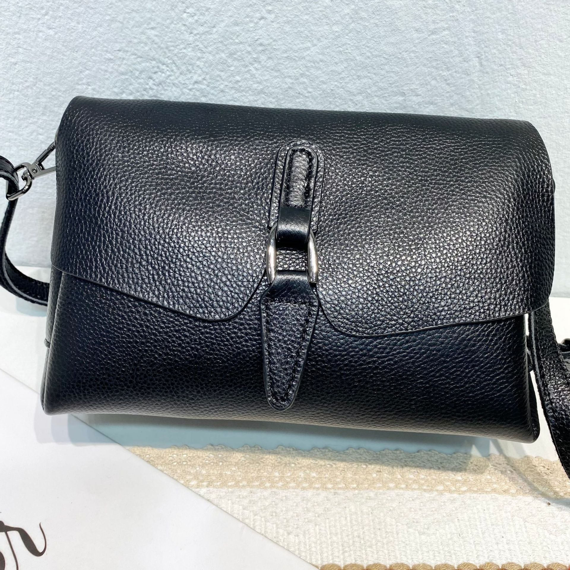 Top Grain Leather Casual Shoulder Crossbody Bag