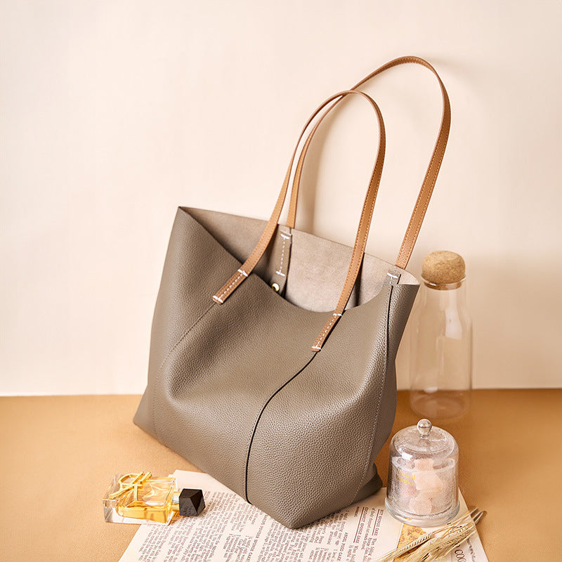 Cowhide Handmade Tote Bag