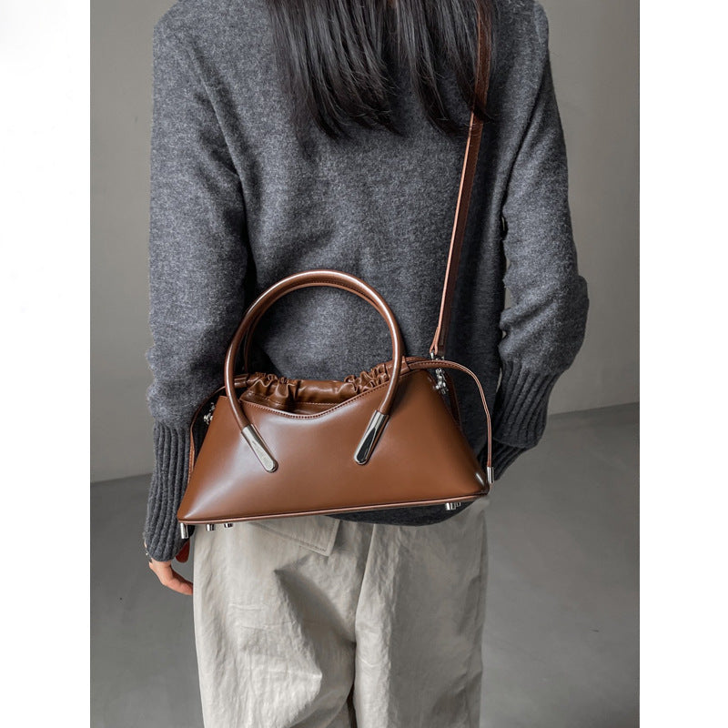 Sac à bandoulière en cuir tendance pour femme