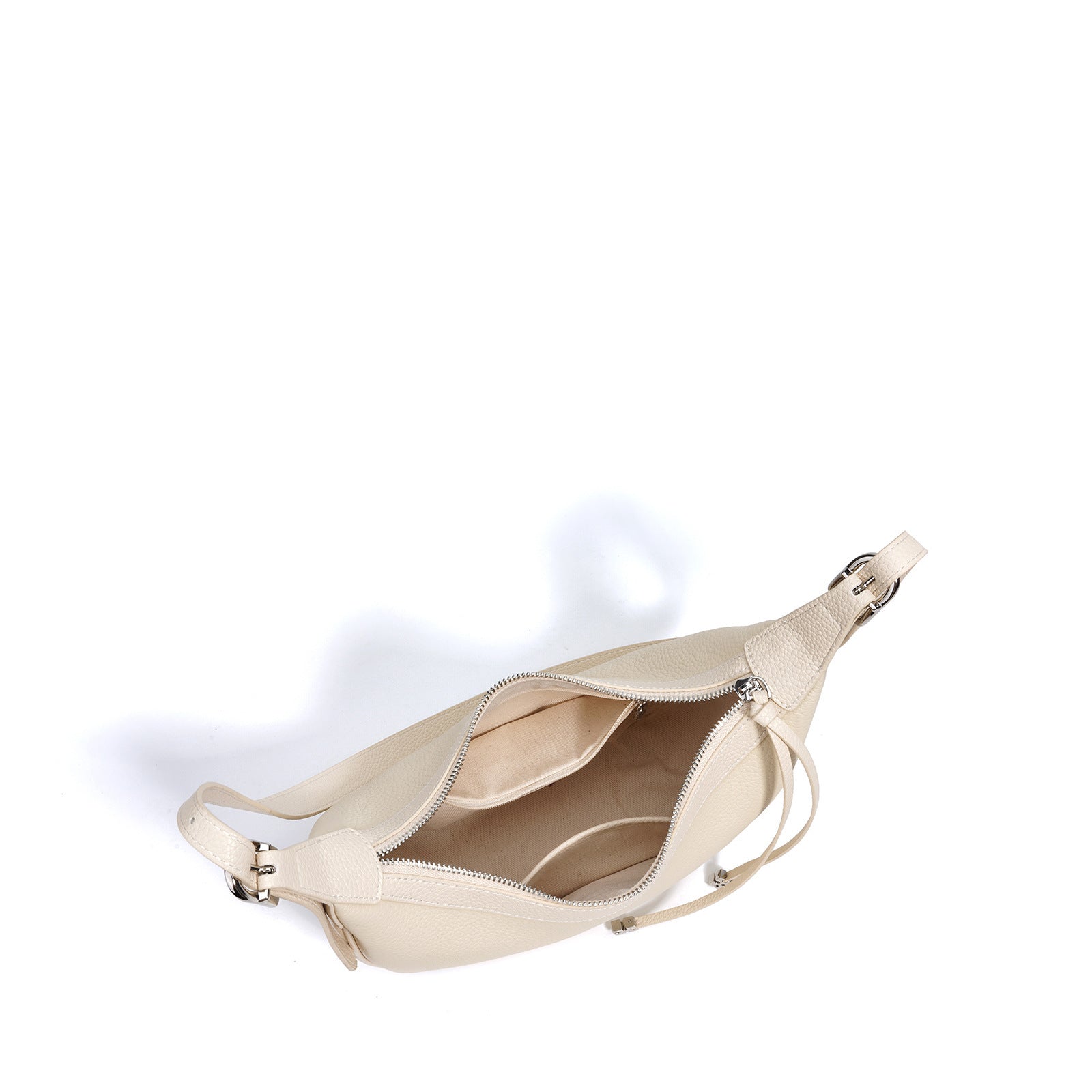 Sac bandoulière polyvalent en cuir tanné végétal