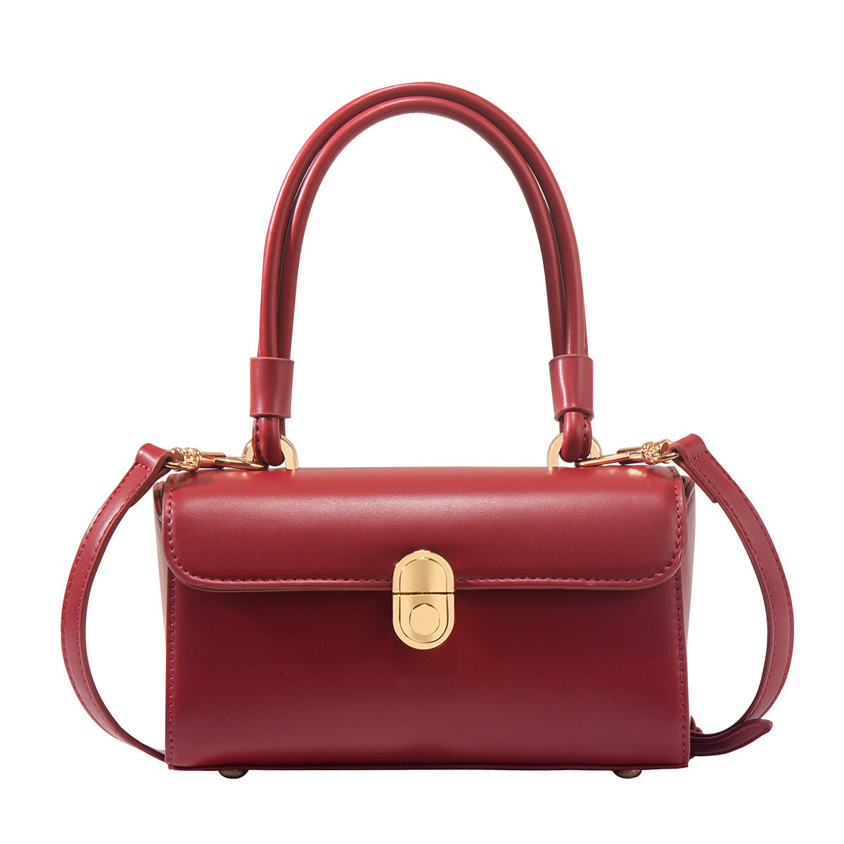 Fashionable Red Retro Handbag
