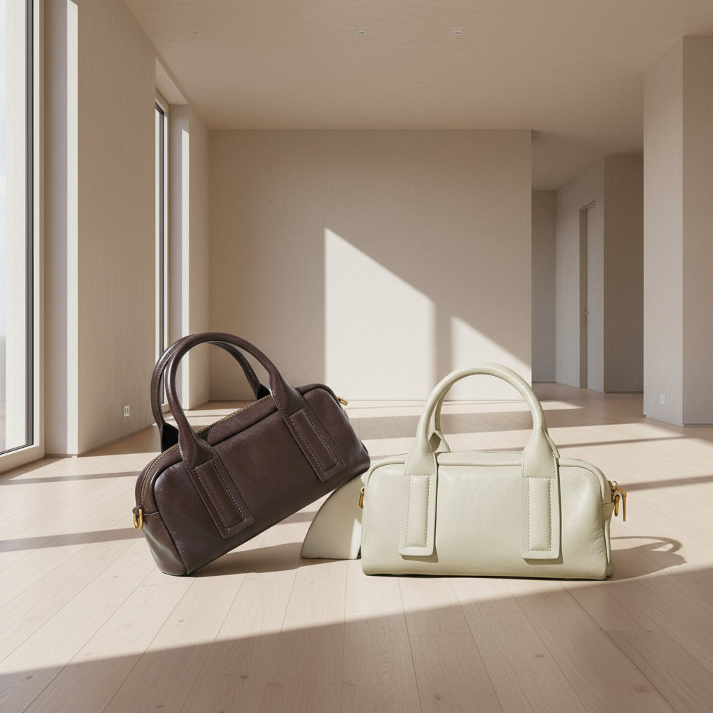 Leather handbag - Nomade Code