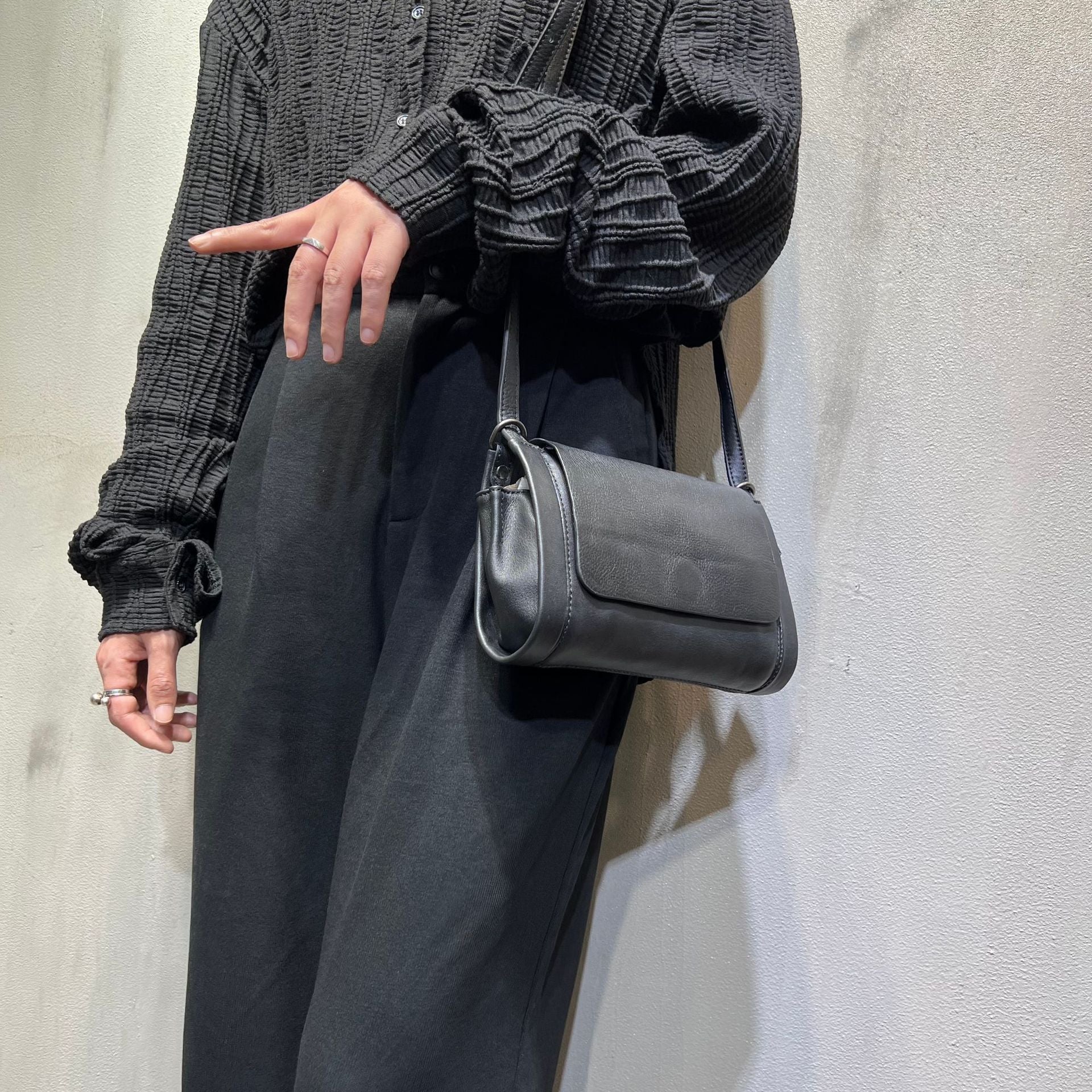 Sac à bandoulière en cuir véritable