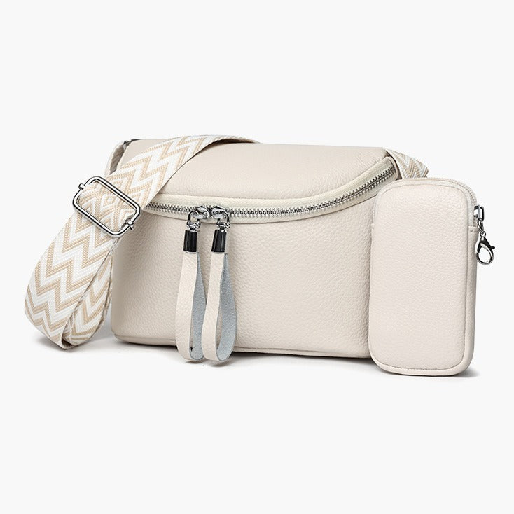 Sac à bandoulière en cuir de vachette de première couche pour femme