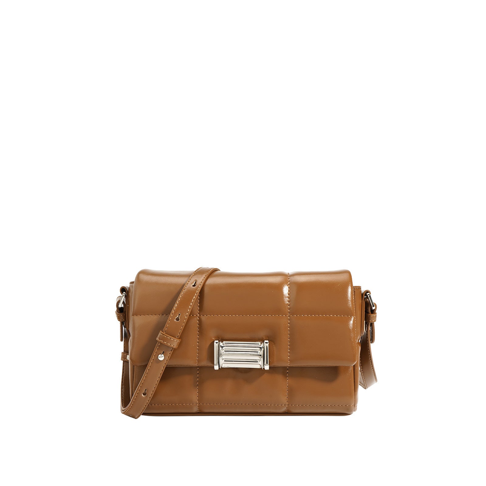 Leather Small Square  Shoulder Bag