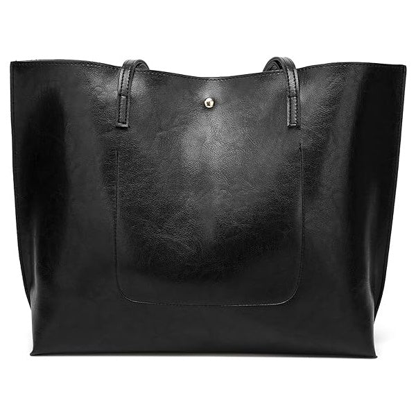 Faux Leather Tote